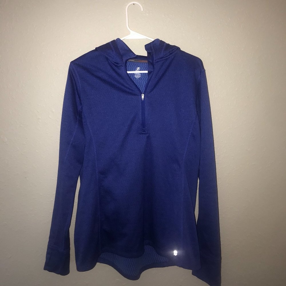 Blue athletic jacket